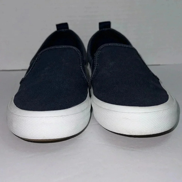 Sperry Top-Sider Crest Twin Gore Sparkle Stripe Linen Slip On - Picture 2 of 6